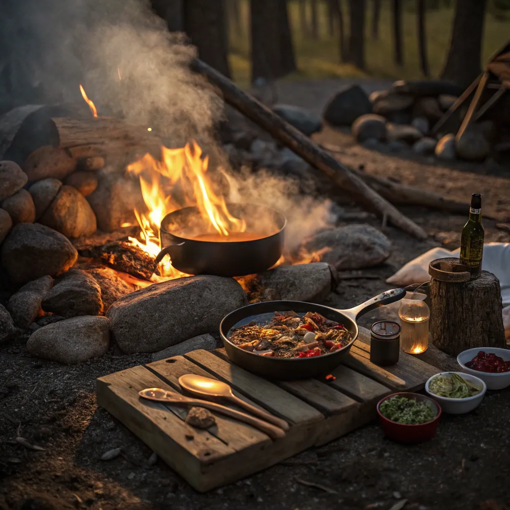 Campfire cooking with SOLTHERIX